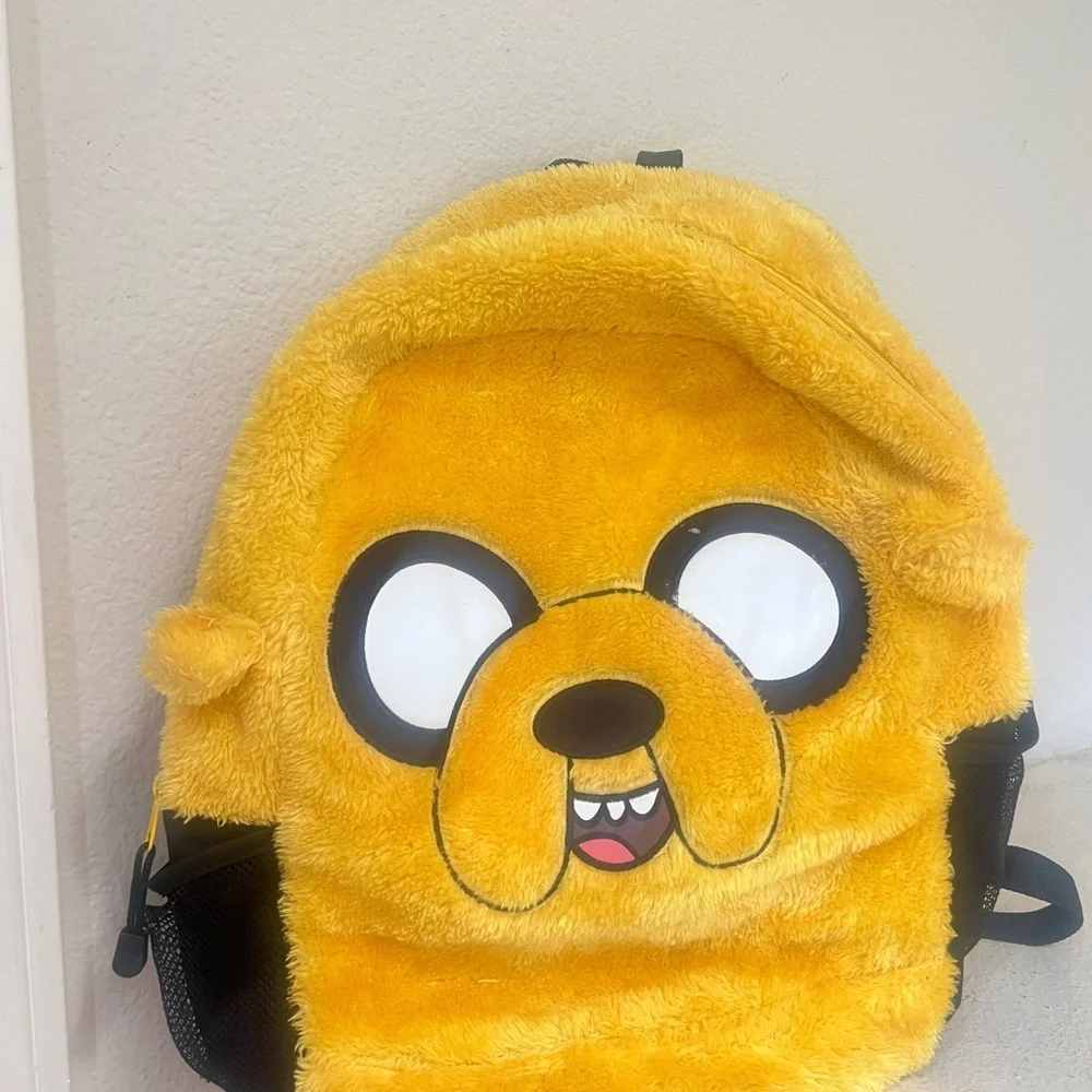 Adventure Time Jake dog sherpa plush Vintage bag